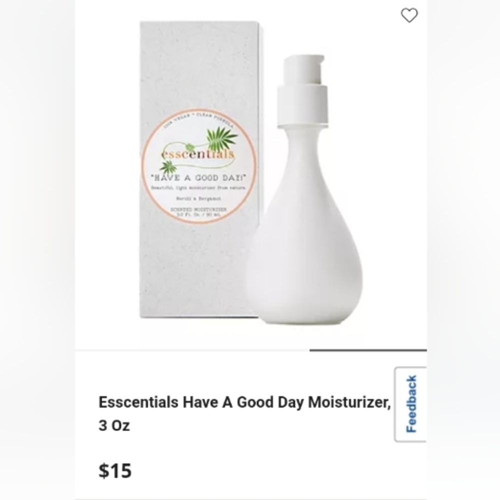 x3 Esscentials Have A Good Day! Light, Vegan Moisturizer 3.0 fl oz